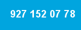 927 152 07 78 927 152 07 78